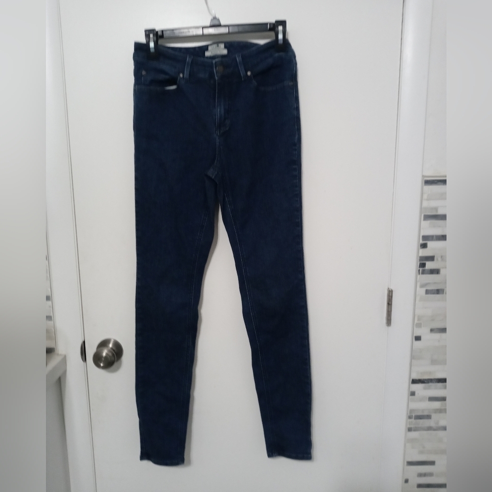 L. L. Bean Favorite Fit Skinny Dark wash Denim Jeans 6 Reg